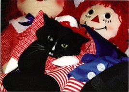 Halloween the Cat The John Gruelle Raggedy Ann &amp; Andy Museum Postcard PC50 - £3.74 GBP