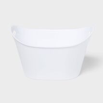 Sun Squad Polypropylene Oval Snack Bucket White - $255.01 MXN Sun Squad Polypropylene Oval Snack Bucket White - $255.01 MXN