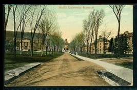 Vintage Postcard 1910 Cancel McGill University Montreal Canada College C... - £10.10 GBP