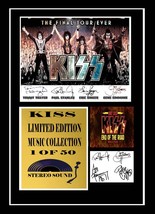 Kiss Signed Framed - £16.42 GBP