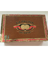 Vintage la palina de luxe ideals cigar brown box red trim congress cigar... - $26.96 CAD