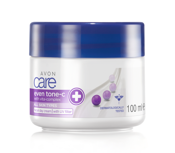 AVON Care Even Tone C Facial Day Cream with UV Filter 100 ml New Rare - $19.99