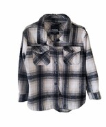 RSQ Girls Plaid Oversized Shacket - $13.08