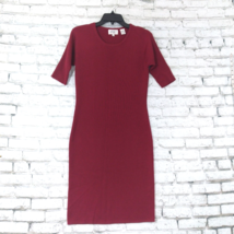 Apart Impressions Sweater Dress Womens Small Red Knit Acrylic Wool Cashmere - $39.99