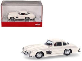 Promotex Mercedes Benz 300 SL Gullwing White HO Collectors - $667.91 MXN