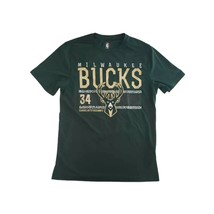 Milwaukee Bucks NBA Antetokounmpo #34 Men&#39;s Performance T-Shirt Green Size M, L - $24.65