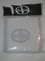 SCION - (1) White Sweat Wrist Band - $12.00