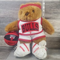 Chicago Bulls Plush Teddy BEAR-Every Bulls Fan Should Have One, Kids Included - £15.66 GBP