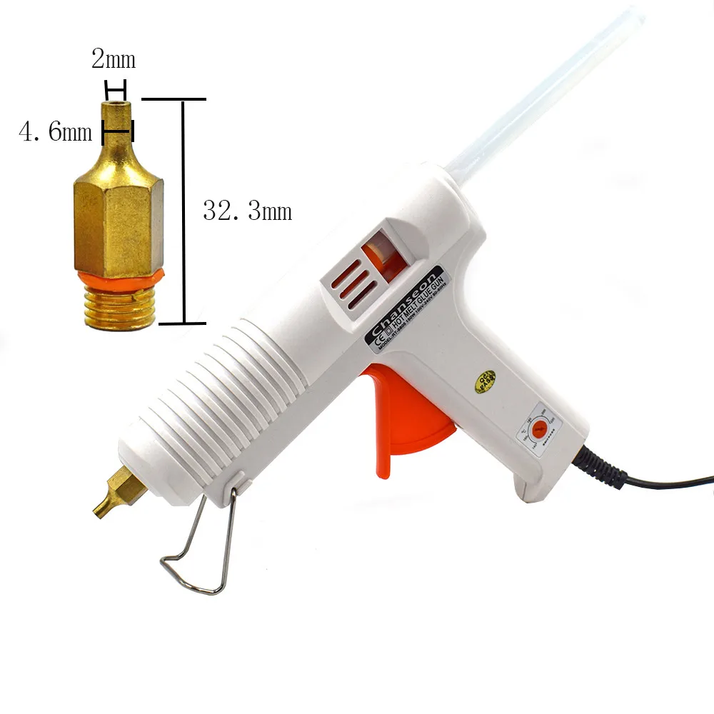 Ot melt glue gun smart adjustable temperature copper nozzle heater muzzle diameter thumb155 crop