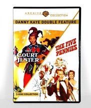 The Court Jester/ The Five Pennies (2-Disc DVD, 1955/1959) Like New ! Danny Kaye - $18.54