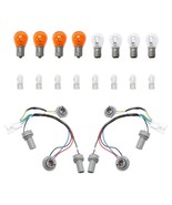 2 Packs Tail Light Lamp Wiring Harness Socket Holder &amp; 16 Bulbs Compatib... - $73.09 CAD