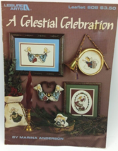 A Celestial Celebration Cross Stitch Leaflet #608 by Leisure Arts 1988 - £6.96 GBP