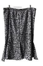 Southern Lady Skirt  Womens Plus Size 18W Peplum Graphic Black and White - £10.34 GBP