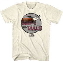 USFL Jacksonville Bulls Logo Men&#39;s T Shirt - £22.41 GBP+