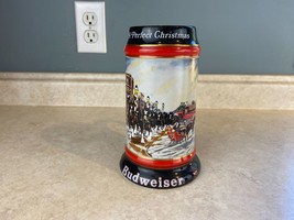 Budweiser A Perfect Christmas 1992 Collector&#39;s Series Decorative Tankard... - $23.75