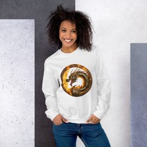 New Sweatshirt Unisex Fit S-5XL Golden Dragon Gildan Long Sleeve Crew Neck - $20.50+