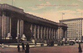 Indianapolis Indiana IN Federal Building Grand Lodge 1914 Postcard C39 - £2.33 GBP