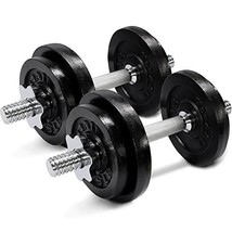 Yes4All Adjustable Dumbbells - 60 lb Dumbbell Weights (Pair) - £143.07 GBP