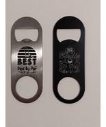 Laser Engraved Golf Themed Stainless Steel Bottle Opener Keychain - £5.98 GBP