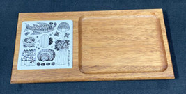 VTG Georges Briard Wooden Cheese Tray, Cutting Board Charcuterie Serving... - £13.96 GBP