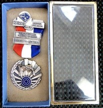 1970 Vintage Berks Co Pistol Club Df National Award Ribbon Medal 2nd Place Pa - £17.41 GBP