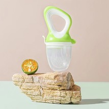 Baby Pacifier Fruit Feeder Baby Silicone Mesh Bag Pacifier - £2.49 GBP