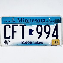 2022  Minnesota Explore Passenger License Plate CFT 994 - $11.87