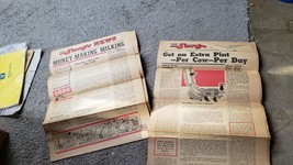 RARE Vintage LOT Surge News Newspaper Magazine Progressive Dairymen Dairy 1945 - £42.51 GBP