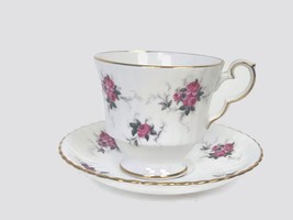 Vtg Hammersley Princess House Exclusive Floral Cup and Saucer Made England T1 - £14.76 GBP