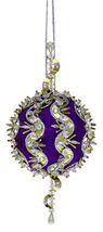 The Cracker Box Bon Voyage ( Purple Ball with Silver and Gold Accents) - $26.95