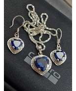 Tanzanite Color Zircon jewellery Set - £212.45 GBP