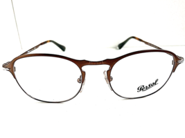 New Persol 7007-V 1072 49mm Rx Round Copper Men&#39;s Eyeglasses Frame Italy - £139.43 GBP