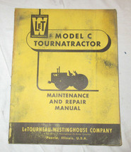 Vintage LeTourneau Model C TournaTractor Maintenance Repair Manual 0-284 Book RD - £7.87 GBP