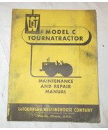 Vintage LeTourneau Model C TournaTractor Maintenance Repair Manual 0-284... - £7.89 GBP