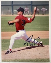 Jaret Wright Signed Autographed Glossy 8x10 Photo - Cleveland Indians - $6.36