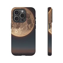 Space Lover Tough Case - Full Moon Phone Cover for iPhone, Galaxy, Googl... - $23.74