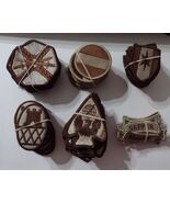 ARMY DESERT TAN PATCHES DEALER LOT 120 PATCHES 5 DIFFERENT UNITS 20 EACH... - $47.52