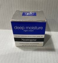 Neutrogena Deep Moisture Night moisturizer Cream Glycerin &amp; Shea Butter ... - £36.65 GBP