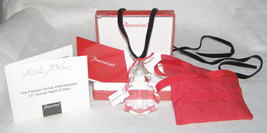 Baccarat “Fashion Group Annual Night Of Stars” Lead Crystal PENDANT/ORNAMENT-NEW - £22.59 GBP