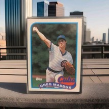 1989 Topps Greg Maddux #240 Chicago Cubs - Very Good Condition - £7.73 GBP