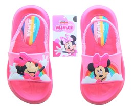 Minnie Mouse Disney Playa Sandalias Con / Opcionales Sol Talla 5-6, 7-8 ... - $13.96+