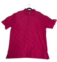 Nike Polo Shirt Men Large Fuchsia Pink Athletic Dri Fit Victory Golf Per... - $28.50