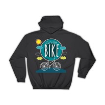 Eco Go By Bike Kraft Paper : Gift Hoodie Green Energy Nature Friendly Recyclable - £28.46 GBP