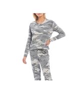 Camo Print Sweatshirt Long Sleeve Camouflage - $19.80