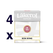 Lakerol of Sweden Licorice Candies: Peppermint BON BONS (pack of 4)-FREE SHIP - £9.33 GBP