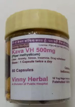 Kava DH Herbal Supplement Capsules 60 Caps Jar - £7.84 GBP