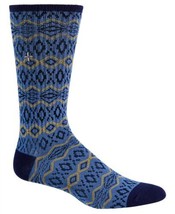 MSRP $20 Sun + Stone Men&#39;s Printed Crew Sock 2-Pack Blue Size 7-12 (Shoe... - €17,53 EUR