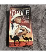 Charlton Heston Presents The Bible &quot;Jesus of Nazareth&quot; VHS New Sealed - $9.45 CAD