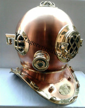 Vintage Antique Sea Diver Diving Helmet Decorative US Navy Mask V Marine - £135.76 GBP