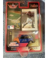 2001 New York Mets Baseball Card PT Cruiser Car Mike Piazza Fleer White ... - £8.89 GBP